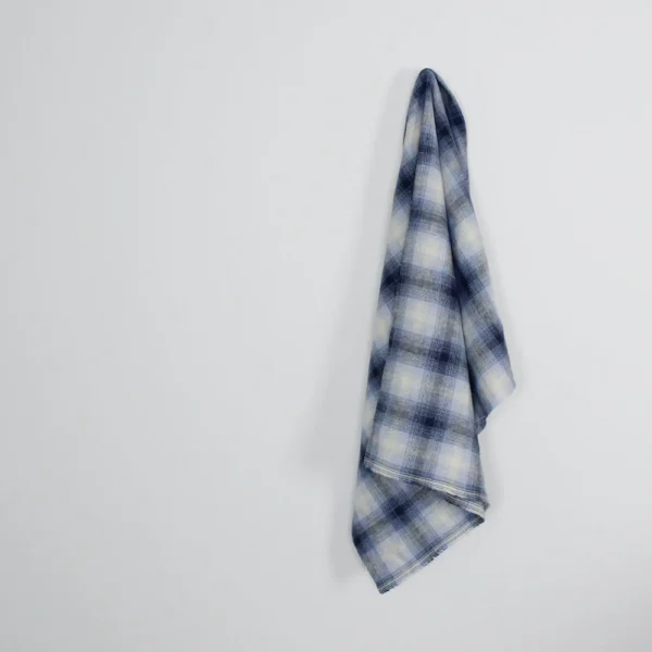 Linen Plaid - Blue - Image 2