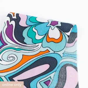 Groovy Flower Viscose / Ecovero Crepe - Gemstone