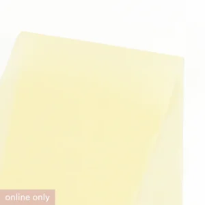 Sheer Cotton Voile - Banana Milk