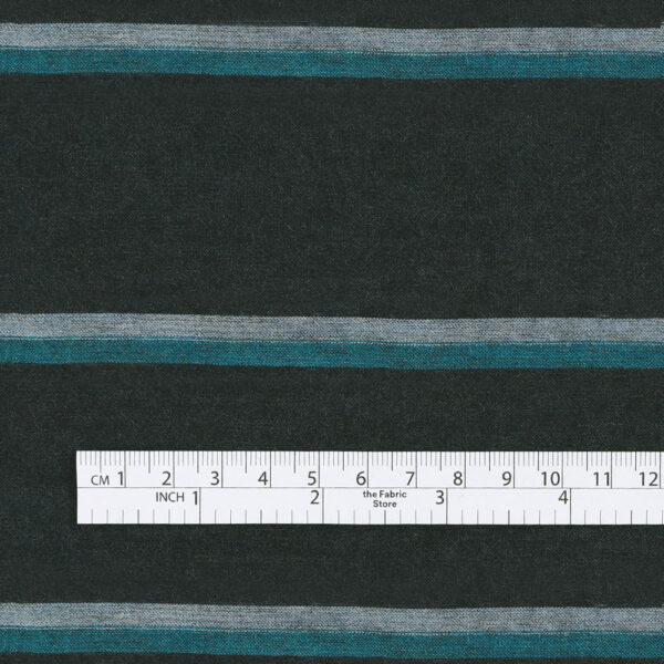 Two Stripe Merino Jersey - Deep Sea - Image 3